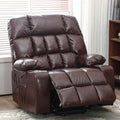 BulkyRiser Lift Chair for Big, 25 Inch Wide Seat with Back Up Battery, with Cup Holder,  Brown (FREE CPS 2 years insurance)