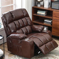 BulkyRiser Lift Chair for Big, 25 Inch Wide Seat with Back Up Battery, with Cup Holder,  Brown (FREE CPS 2 years insurance)