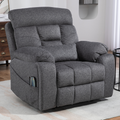 LuxQuad Lay Flat Lift Chair, 25.5 Inch Wide Seat, The First 4 Motors Lift Chair, Grey (FREE 2 Years Warranty)