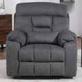 LuxQuad Lay Flat Lift Chair, 25.5 Inch Wide Seat, The First 4 Motors Lift Chair, Grey (FREE 2 Years Warranty)
