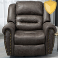 Atlas Faux Leather Lift Chair - Gray ‪‪(FREE 2 Years CPS Warranty)