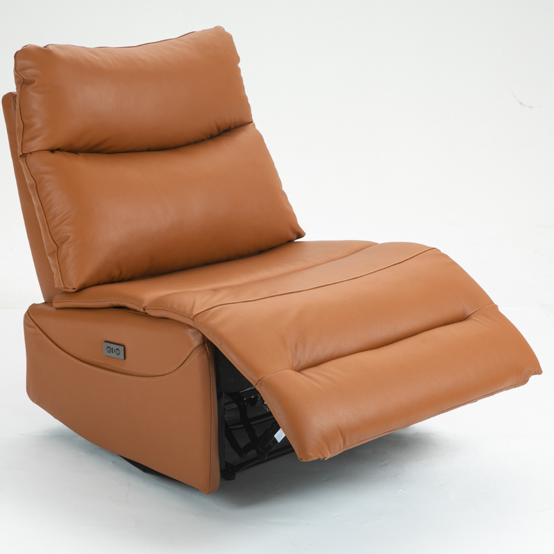 ComfortCraft Leather Recliner - Orange.