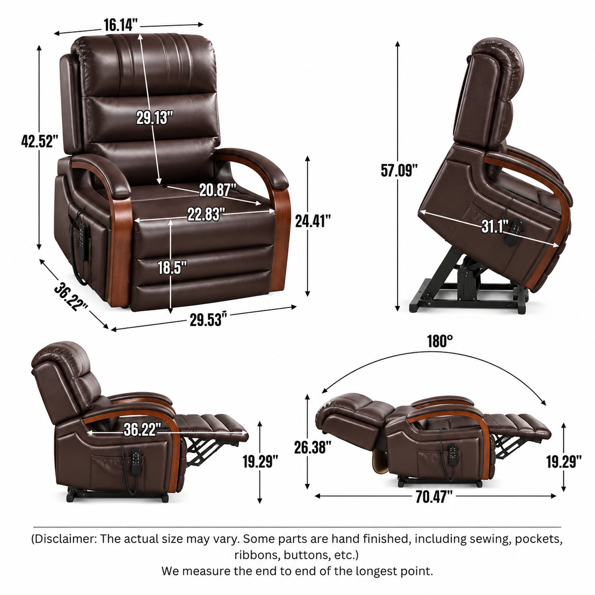 EasyHold Lift Chair, Compact Comfort & Easy Standing (Free 1 Year Warranty)