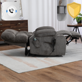 Bulkyriser 2.0 Lay Flat Lift Chair, 25.6 Inch Wide Seat, Light Gray (Free 2 Years Warranty)