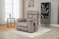 Castle 2.0 Lay flat Lift Chair, 26 Inch Wide Seat 71.5 Inch Length, Dual Motors, With Back Up Battery Light Brown ‪(FREE 2 Years Warranty)