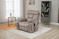 Castle 2.0 Lay flat Lift Chair, 26 Inch Wide Seat 71.5 Inch Length, Dual Motors, With Back Up Battery Light Brown ‪(FREE 2 Years Warranty)