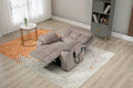 Castle 2.0 Lay flat Lift Chair, 26 Inch Wide Seat 71.5 Inch Length, Dual Motors, With Back Up Battery Light Brown ‪(FREE 2 Years Warranty)