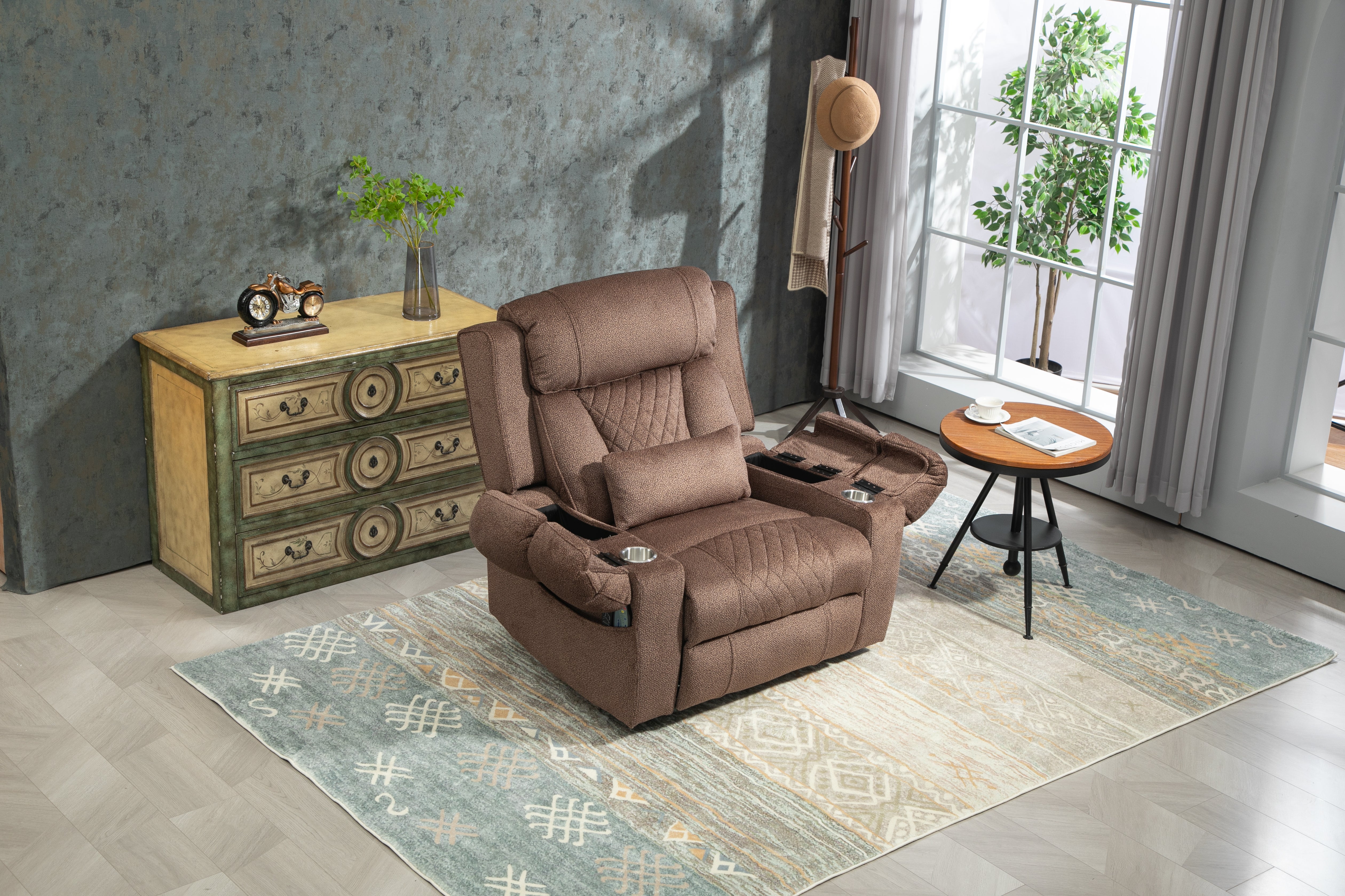 Stash Ease Oversized Lift Chair, 28 Inch Wide Seat (Free 2 Years Warranty)