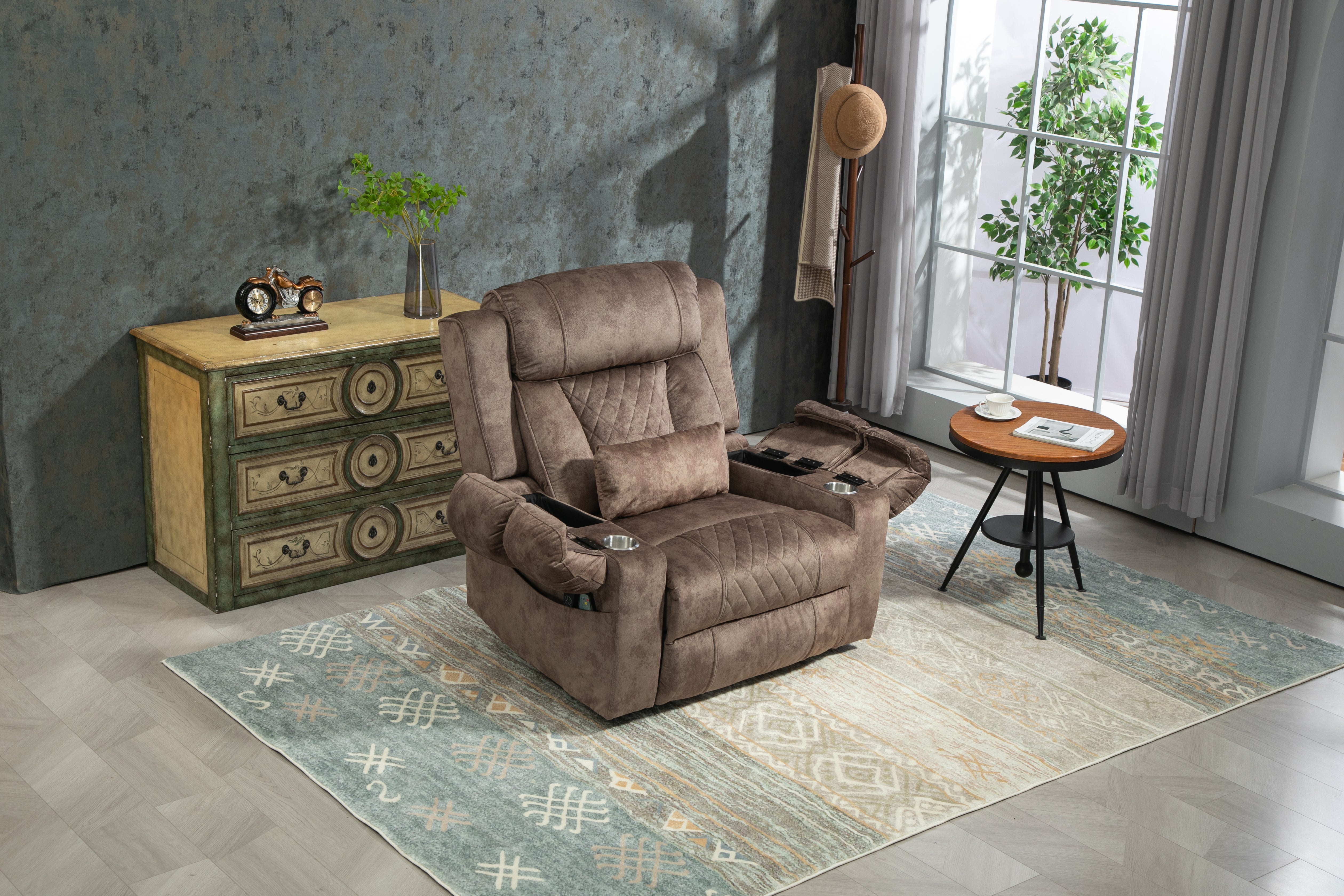 Stash Ease Oversized Lift Chair, 28 Inch Wide Seat (Free 2 Years Warranty)