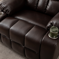 Bulkyriser 2.0 Lay Flat Lift Chair, 25.6 Inch Wide Seat 73.2 Inch Length, With Back Up Battery, Dark Brown (FREE 2 YEARS WARRANTY)