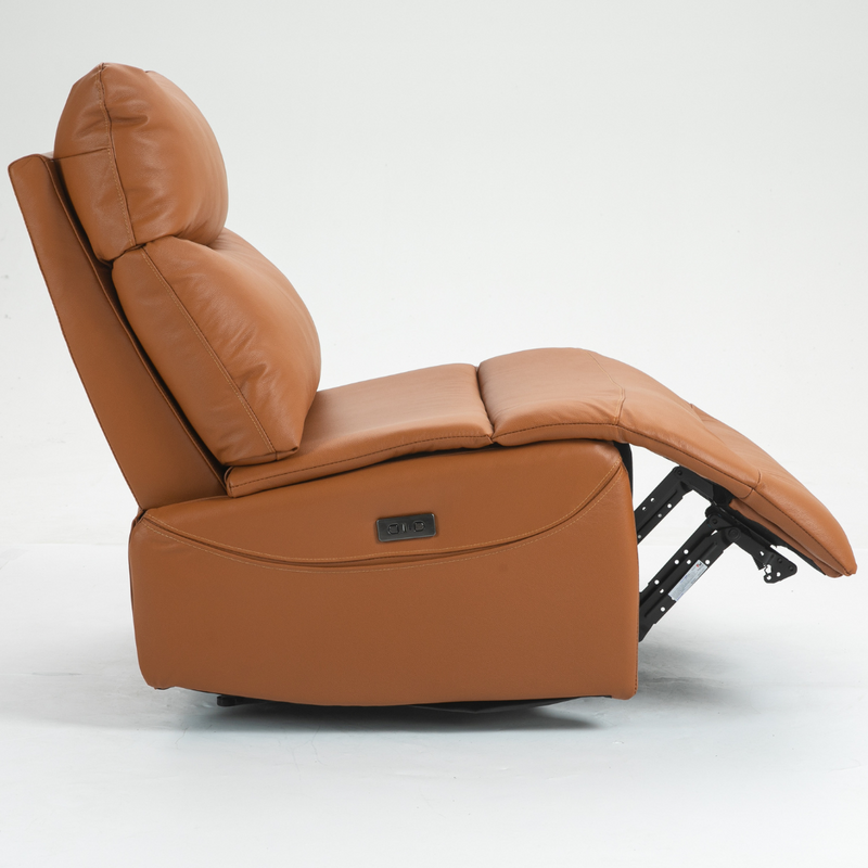 ComfortCraft Leather Recliner - Orange.