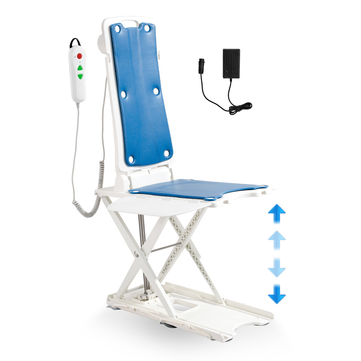 AquaEase 310 lbs Electric Waterproof Bathtub Lift with Remote Control.
