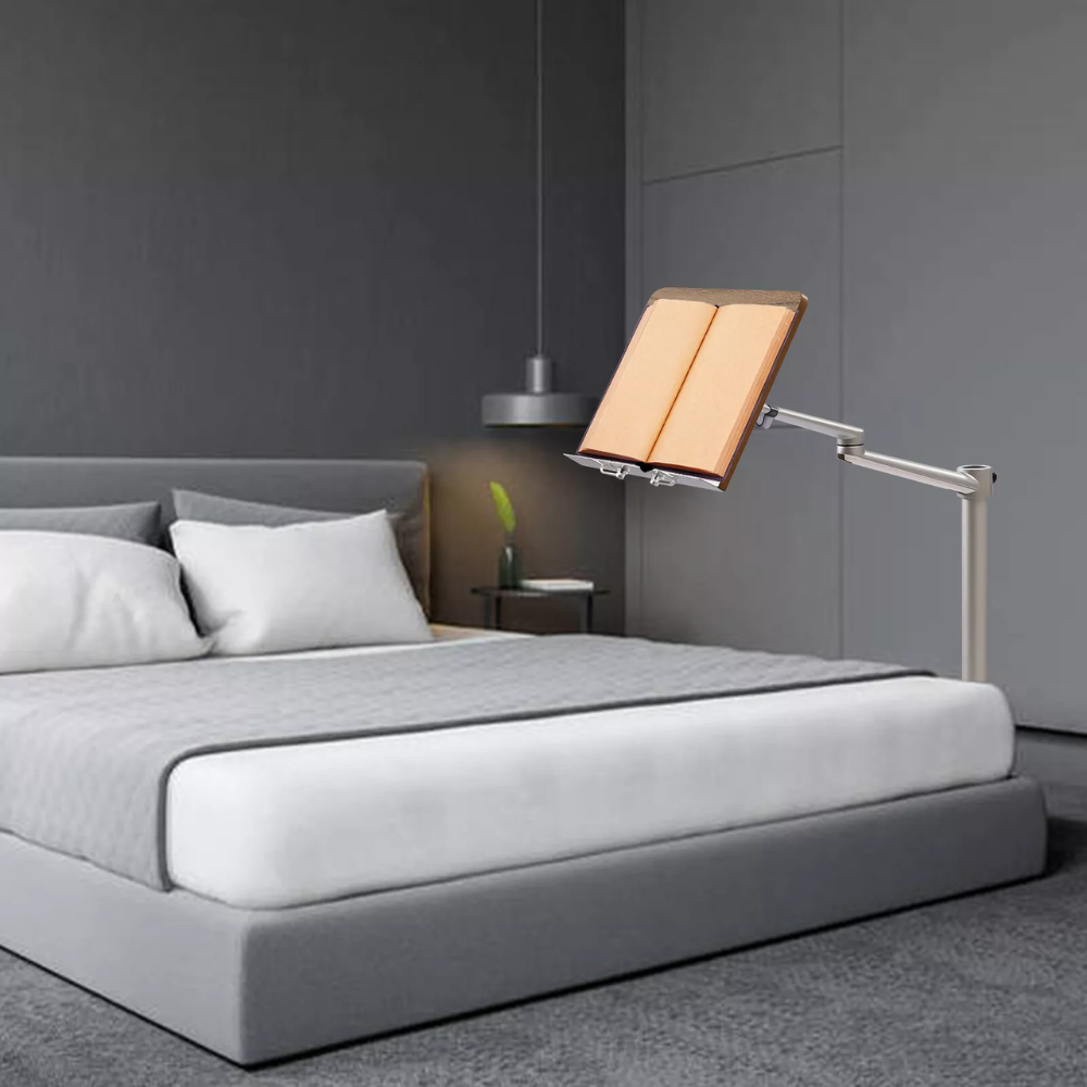Book Holder Floor Stand Book Stand for Reading 35.4" Inches Adjustable Height