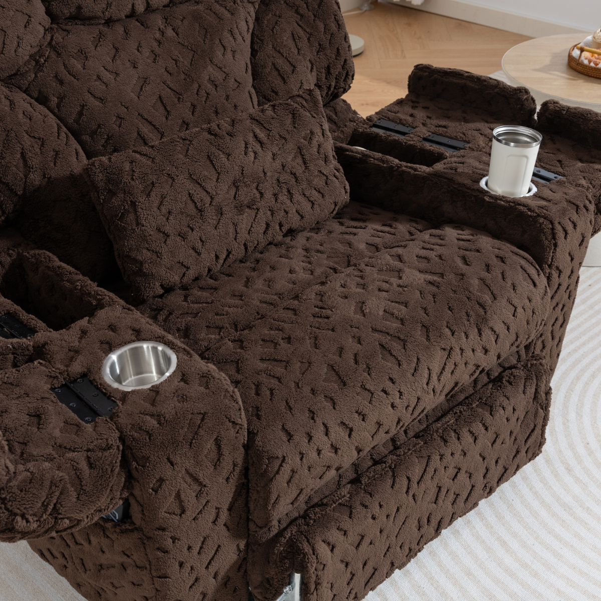 AirCell Massage Lift Chair – 28 Inch Wide Seat, 500-LBS Capacity with Extended Footrest