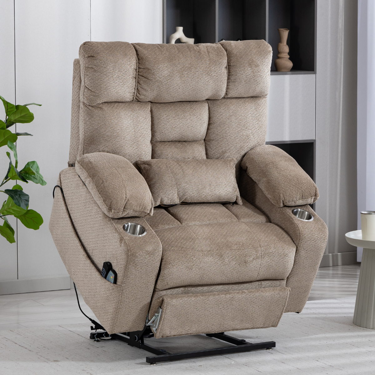 Atlas Lift Chair - 500 Lbs Big & Tall Dual Motors with Foot Rest Extension.