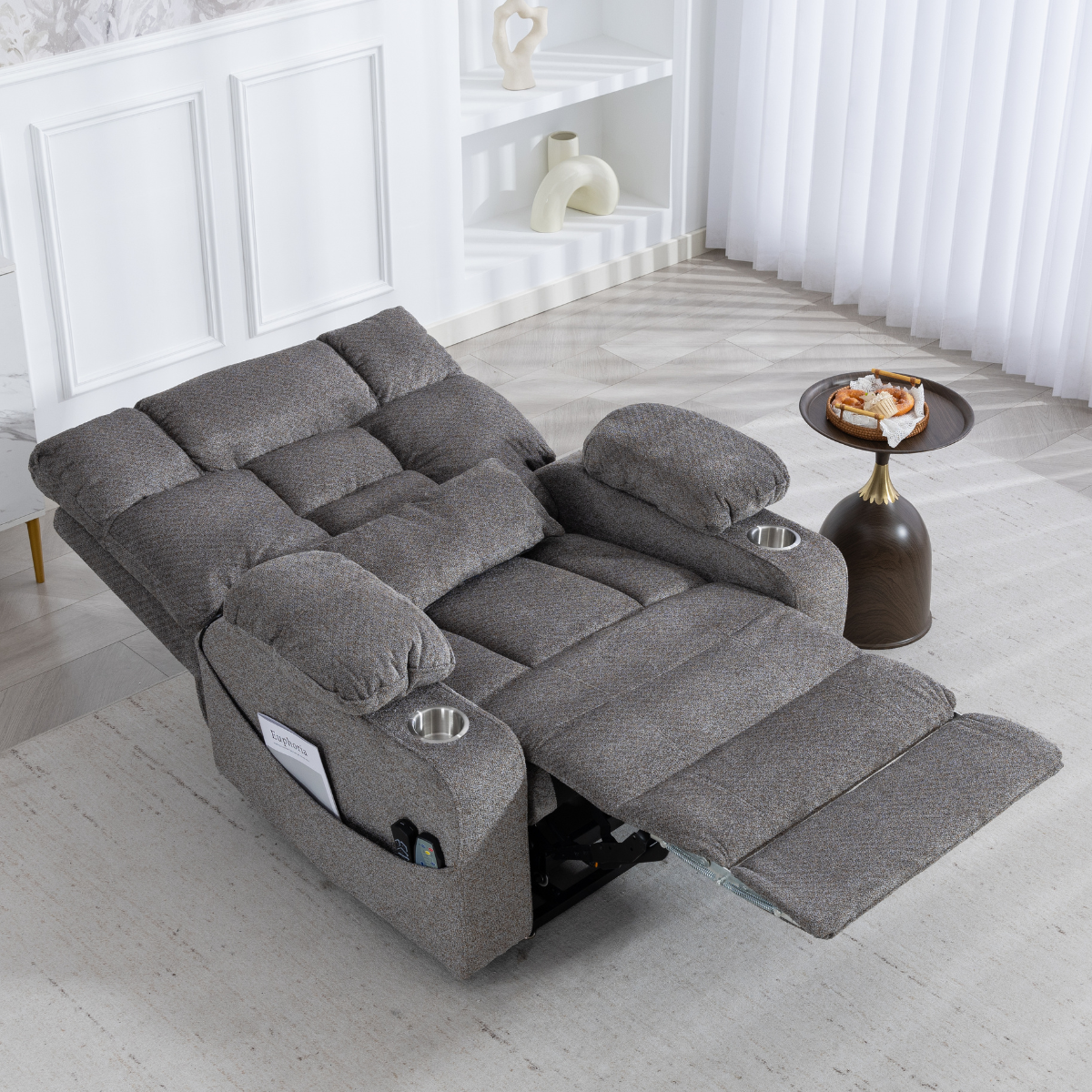 Atlas Lift Chair - 500 Lbs Big & Tall Dual Motors with Foot Rest Extension.