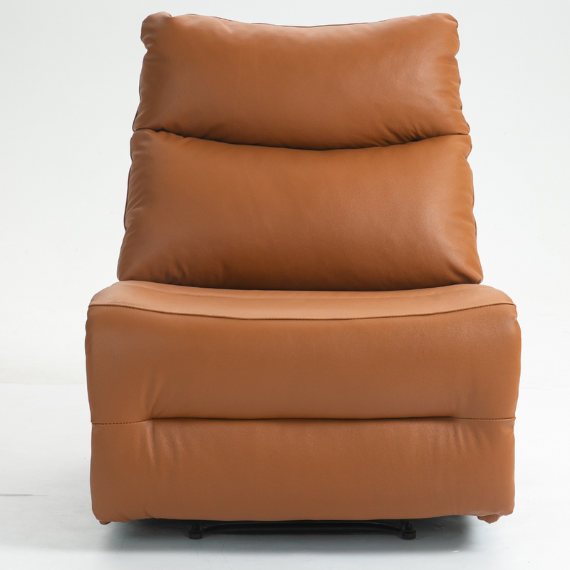 ComfortCraft Leather Recliner - Orange