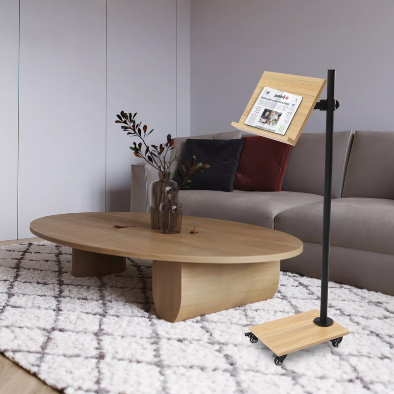 Book Holder Floor Stand for Reading Book Stand Adjustable Height 15.4x11in