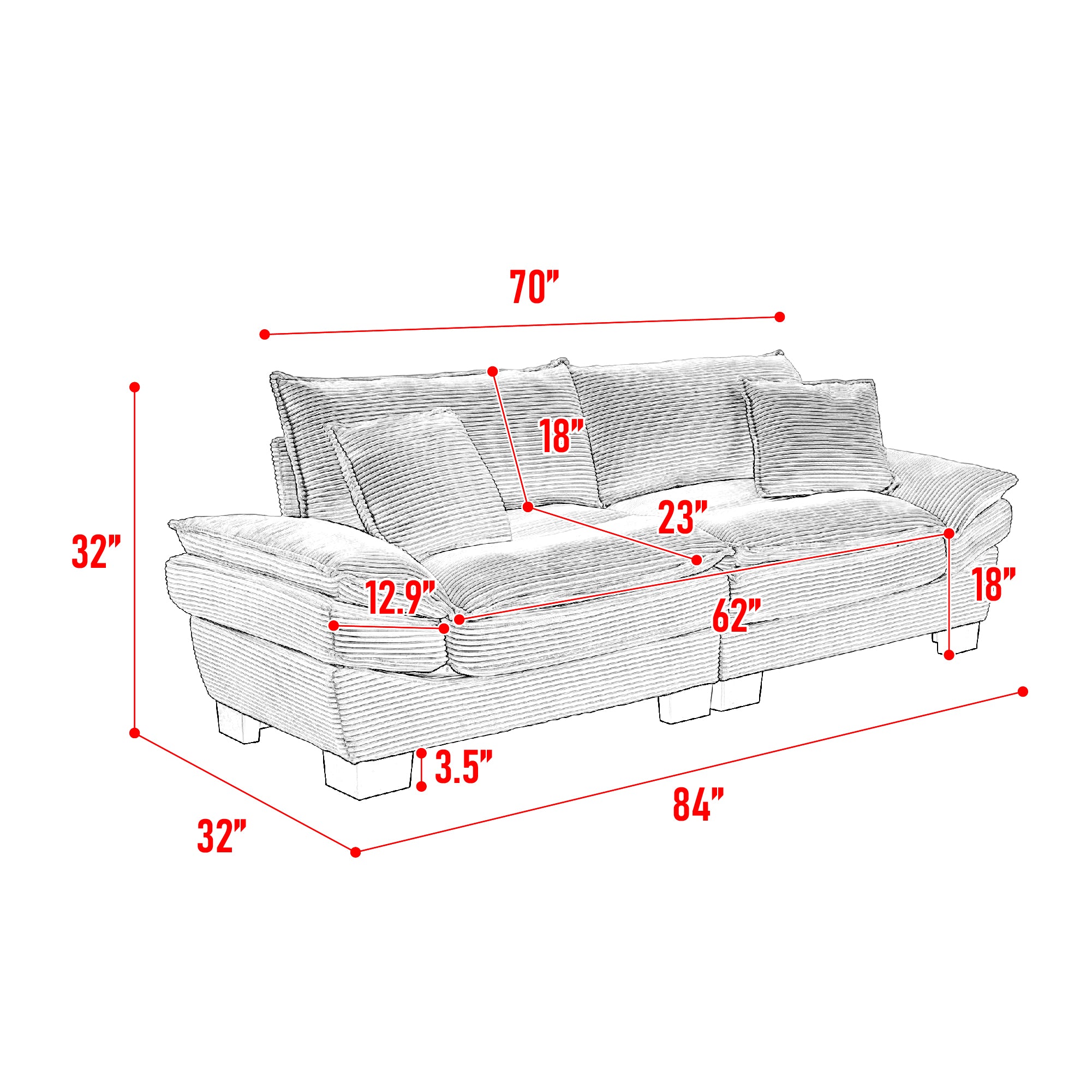 Loveseat Sofa