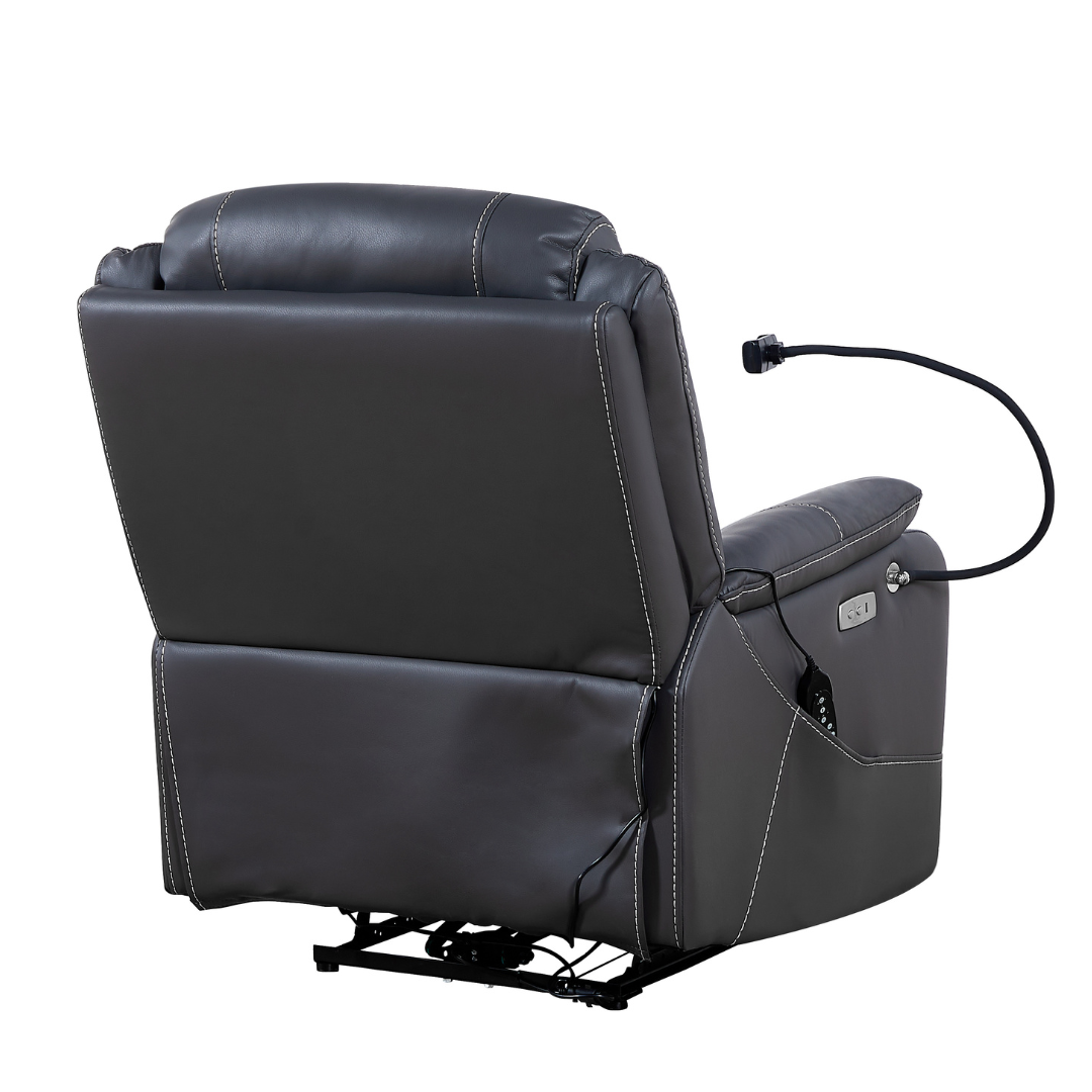 CloudFloat Recliner Chair with Heat and Massage, 139 Degree True Zero Gravity, with Heat and Massage Faux Leather Black (FREE Eye Massager).