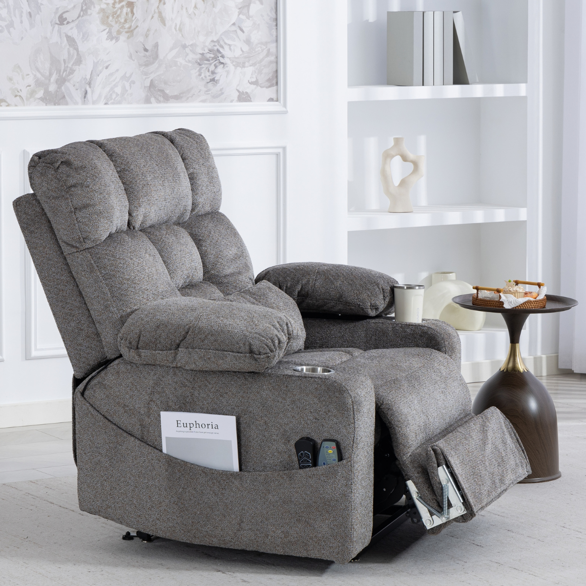 Atlas Lift Chair - 500 Lbs Big & Tall Dual Motors with Foot Rest Extension.