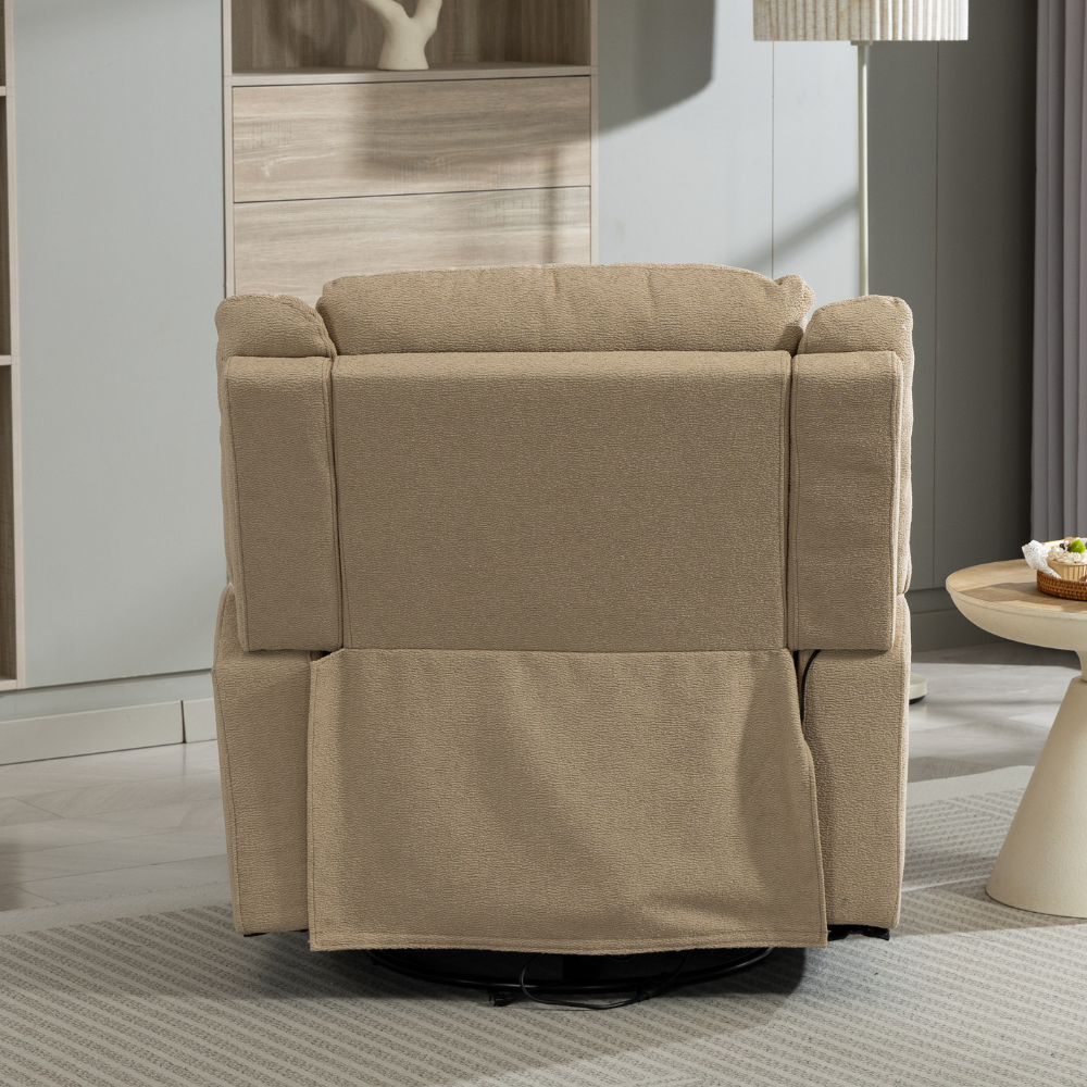 Luna Swivel Rocker - Power Recliner with Heat & Massage