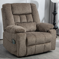 LuxQuad Lay Flat Lift Chair, 25.5 Inch Wide Seat, The First 4 Motors Lift Chair, Grey-Brown (FREE 2 Years Warranty).