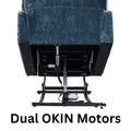  Dual Motor Lift Chairs - the ultimate solution for individuals who require maximum flexibility and customization in their Lift Chair. This Lift Chair is designed with two powerful motors, providing you with independent control over the chair's backrest and footrest positions.
