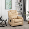 SleepingTitan Lift Chair, Extra Wide with Dual Motor, 180° Lay Flat Recliner, With Back Up Battery, Beige ‪(FREE 2 Years Warranty)