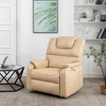 SleepingTitan Lift Chair, Extra Wide with Dual Motor, 180° Lay Flat Recliner, With Back Up Battery, Beige ‪(FREE 2 Years Warranty)