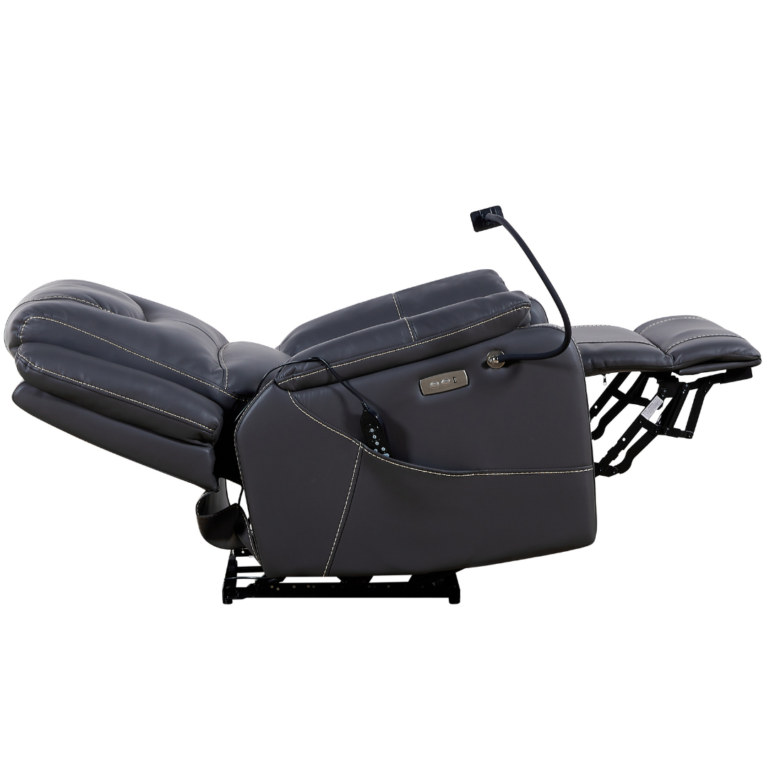 CloudFloat Recliner Chair with Heat and Massage, 139 Degree True Zero Gravity, with Heat and Massage Faux Leather Black (FREE Eye Massager).