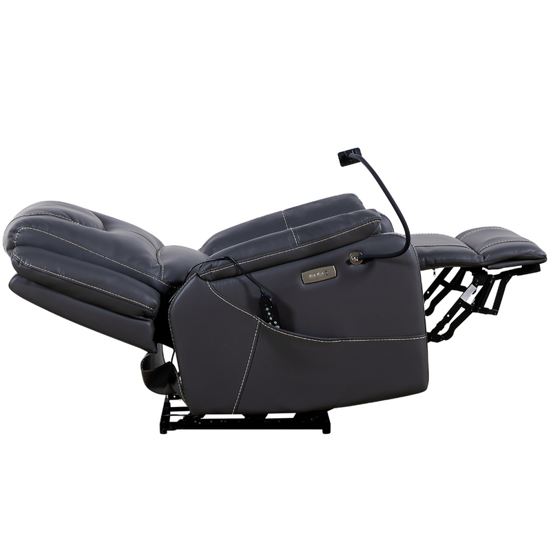CloudFloat Recliner Chair with Heat and Massage, 139 Degree True Zero Gravity, with Heat and Massage Faux Leather Black (FREE Eye Massager)