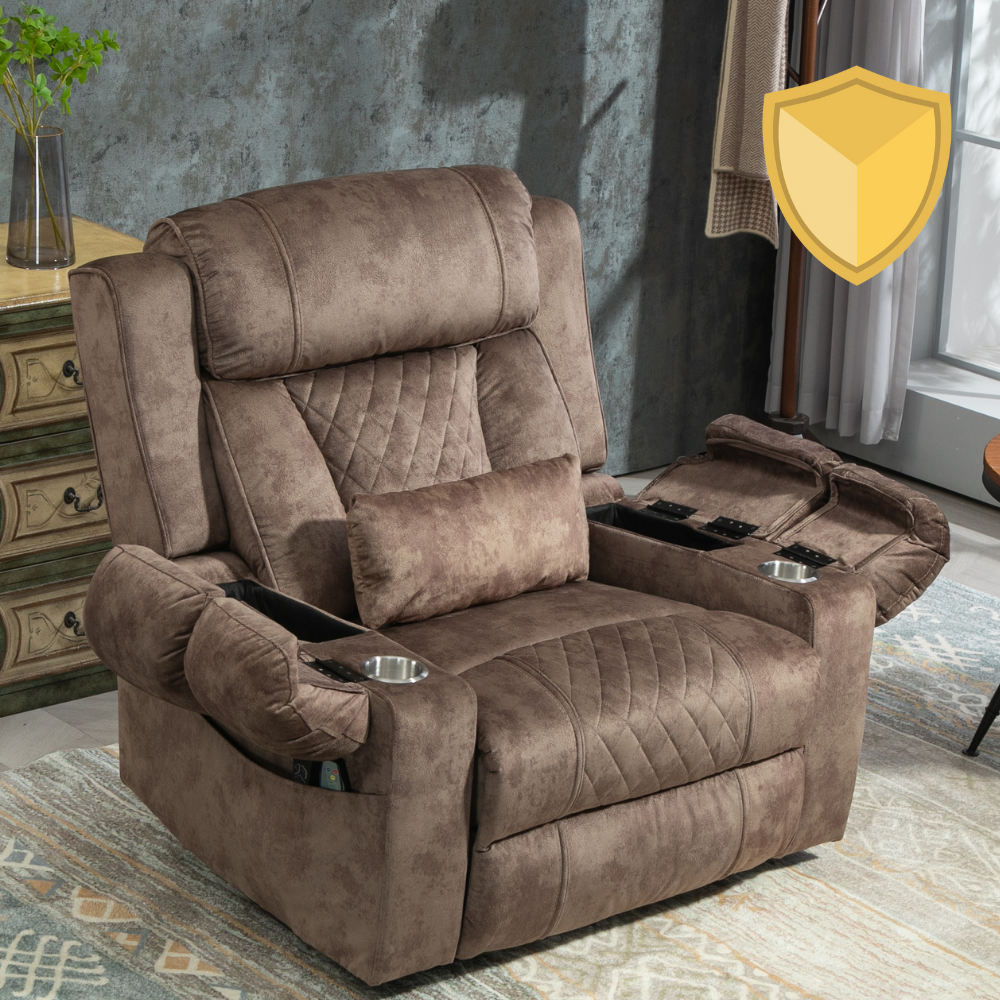 Stash Ease Oversized Lift Chair, 28 Inch Wide Seat (Free 2 Years Warranty)