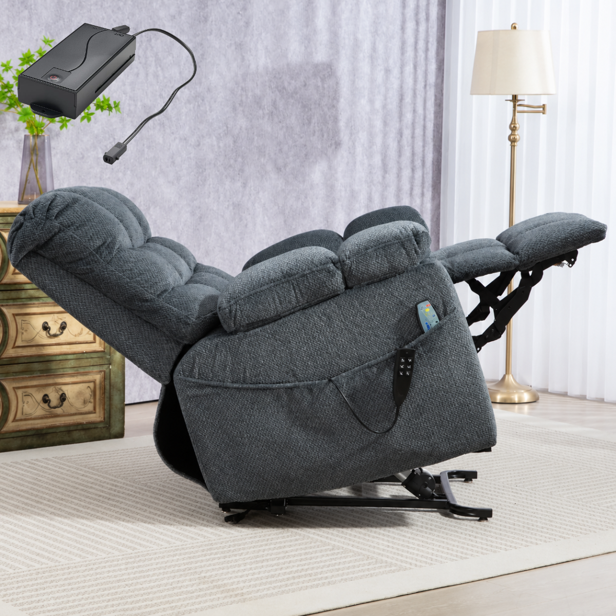 ZeroG Lift Chair, Feel Weightless Zero Gravity Recliner with Battery Back Up (Free 2 Years Warranty)