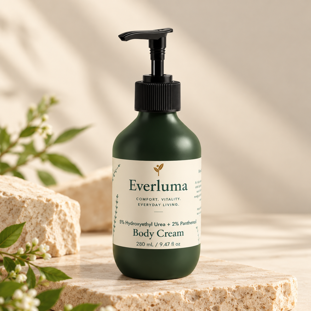 5% Hydroxyethyl Urea + 2% Panthenol Body Cream