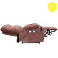 NestingCloud Lift Chair with Dual Motor, 180° Lay Flat Recliner, Heat and Massage, Rose ‪(FREE 2 Years CPS Warranty)