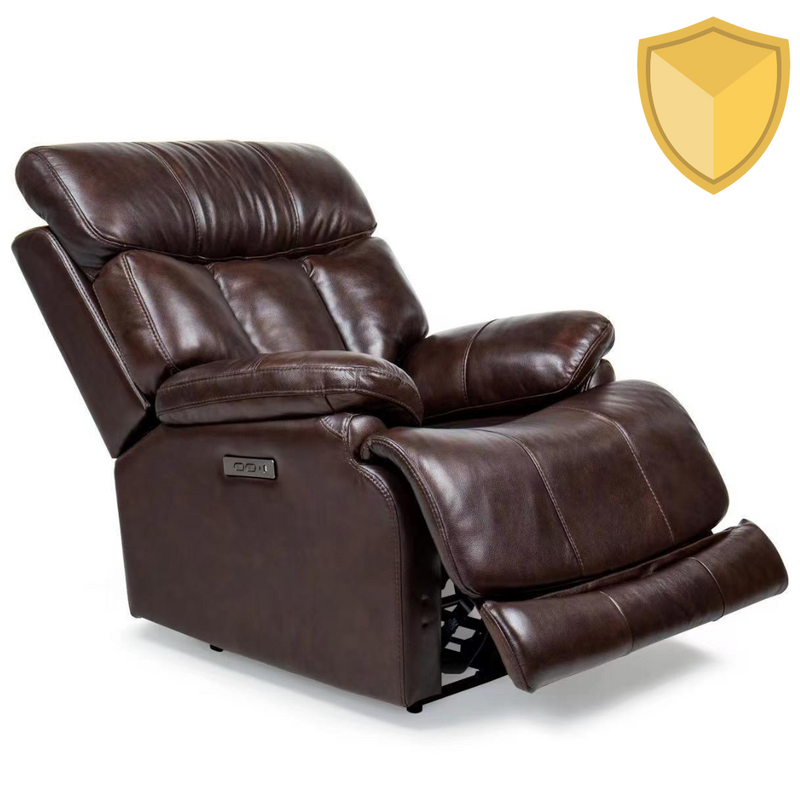 Weightless Wonder Recliner 38.5 Width Zero Gravity Power Recliner with Power Headrest Chocolate Brown (FREE 2 Years Cps Warranty)