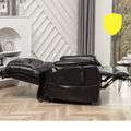 SleepingTitan Lift Chair, Extra Wide with Dual Motor, 180° Lay Flat Recliner, Heat and Massage, Black ‪(FREE 2 Years Warranty)