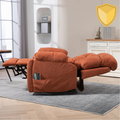 LuxQuad Lay Flat Lift Chair, The First 4 Motors Oversized Recliner, Sunset Rose (Free 2 Years Warranty)