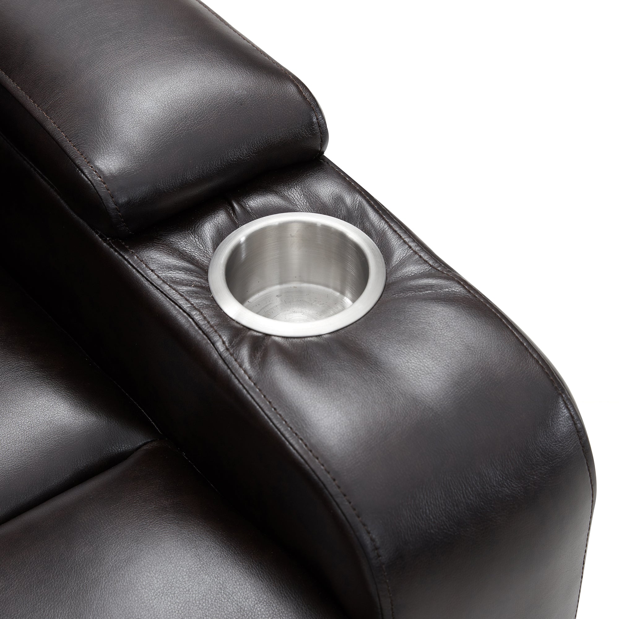Power Motion Recliner with USB Charging Port and Hidden Arm Storage