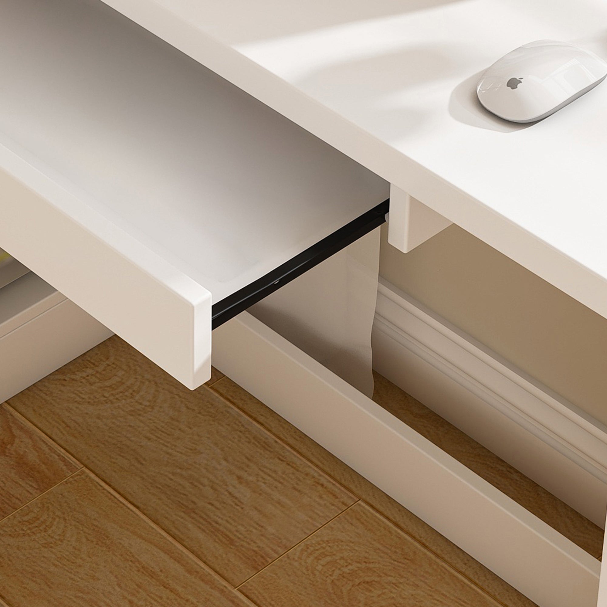 Computer Desk with LED Lights.