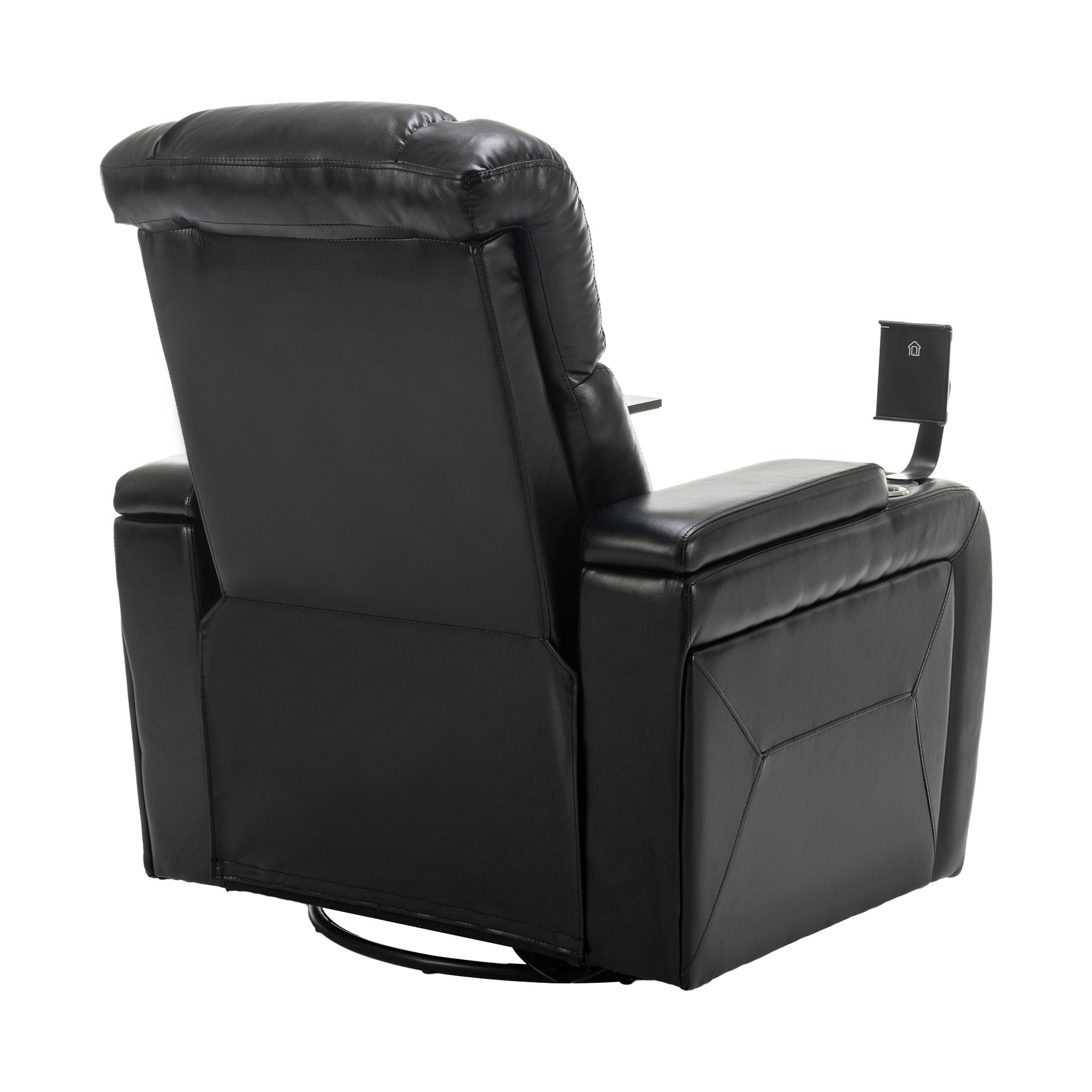 270 Degree Swivel PU Leather Power Recliner