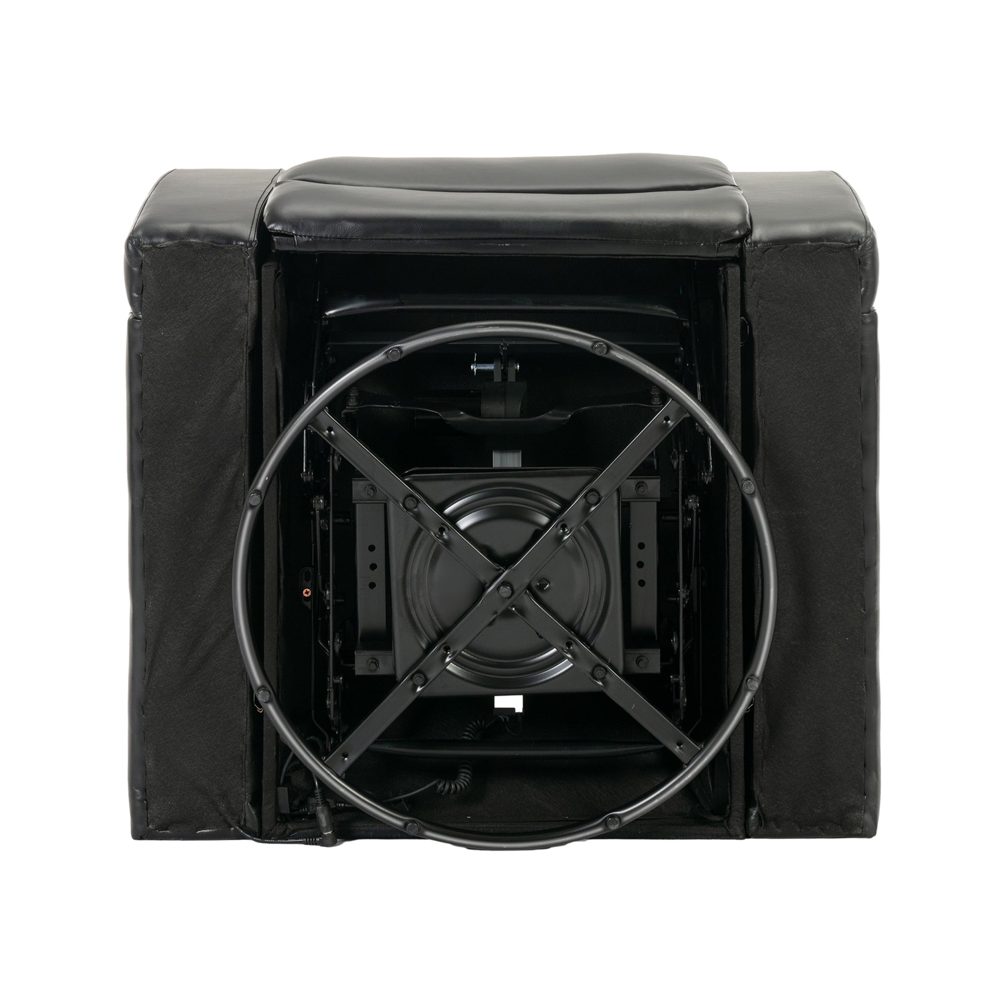 270 Degree Swivel PU Leather Power Recliner