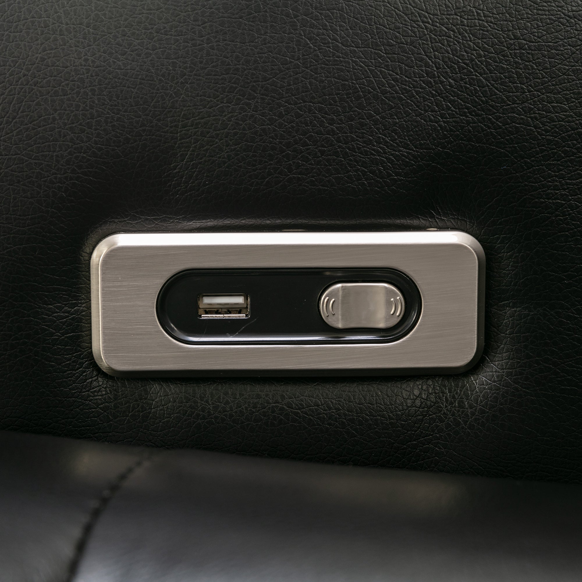 270 Degree Swivel PU Leather Power Recliner