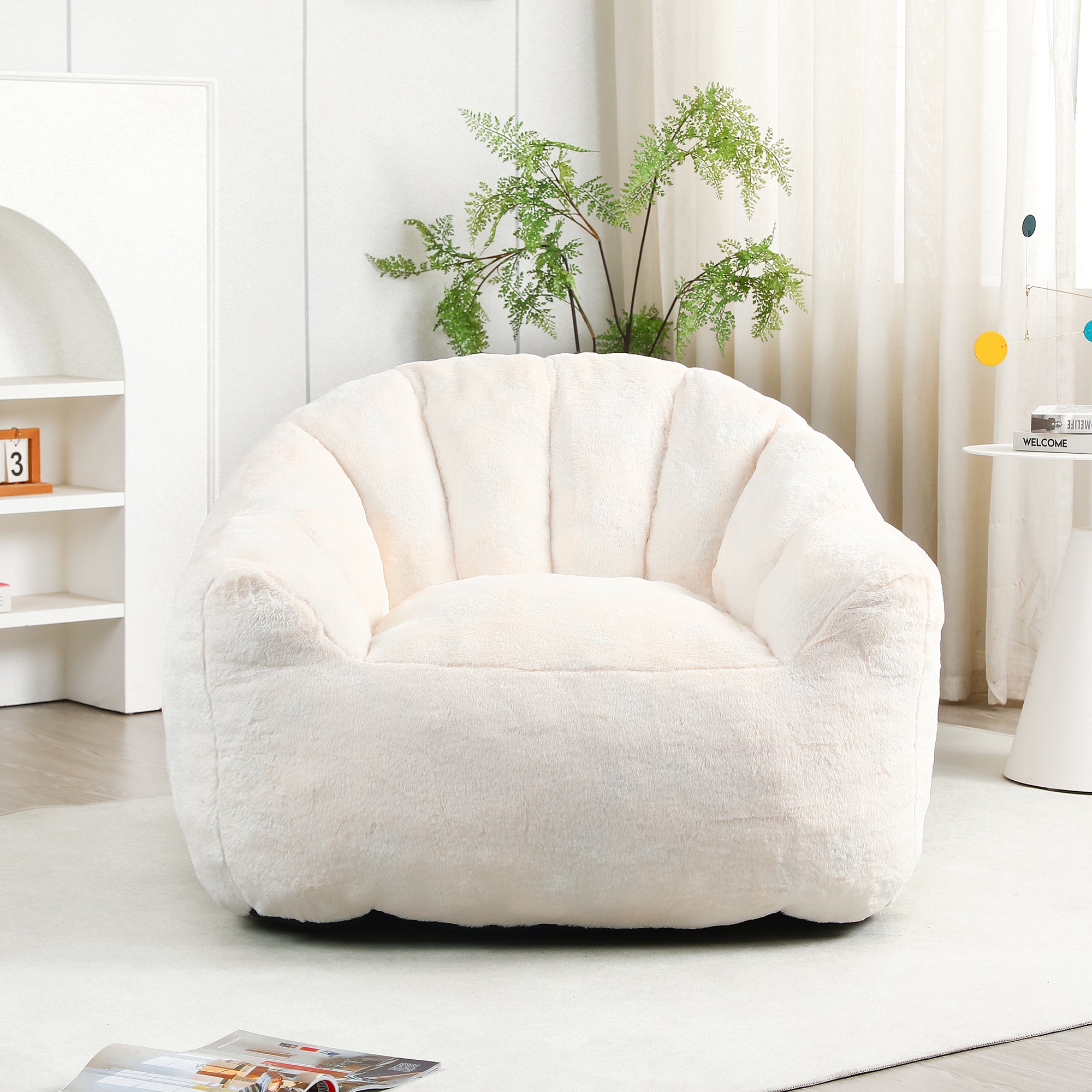 Bean Bag Chair with Armrests.