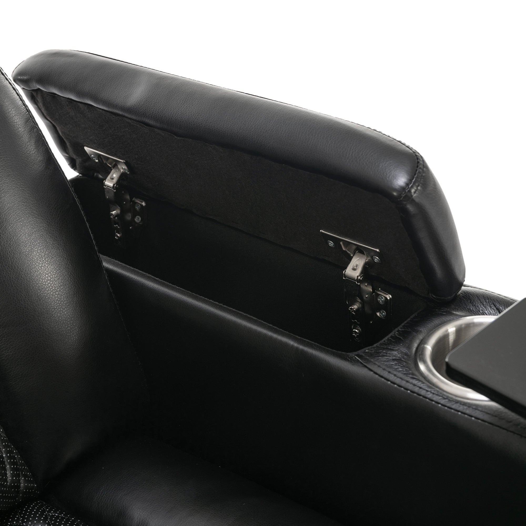 270 Degree Swivel PU Leather Power Recliner