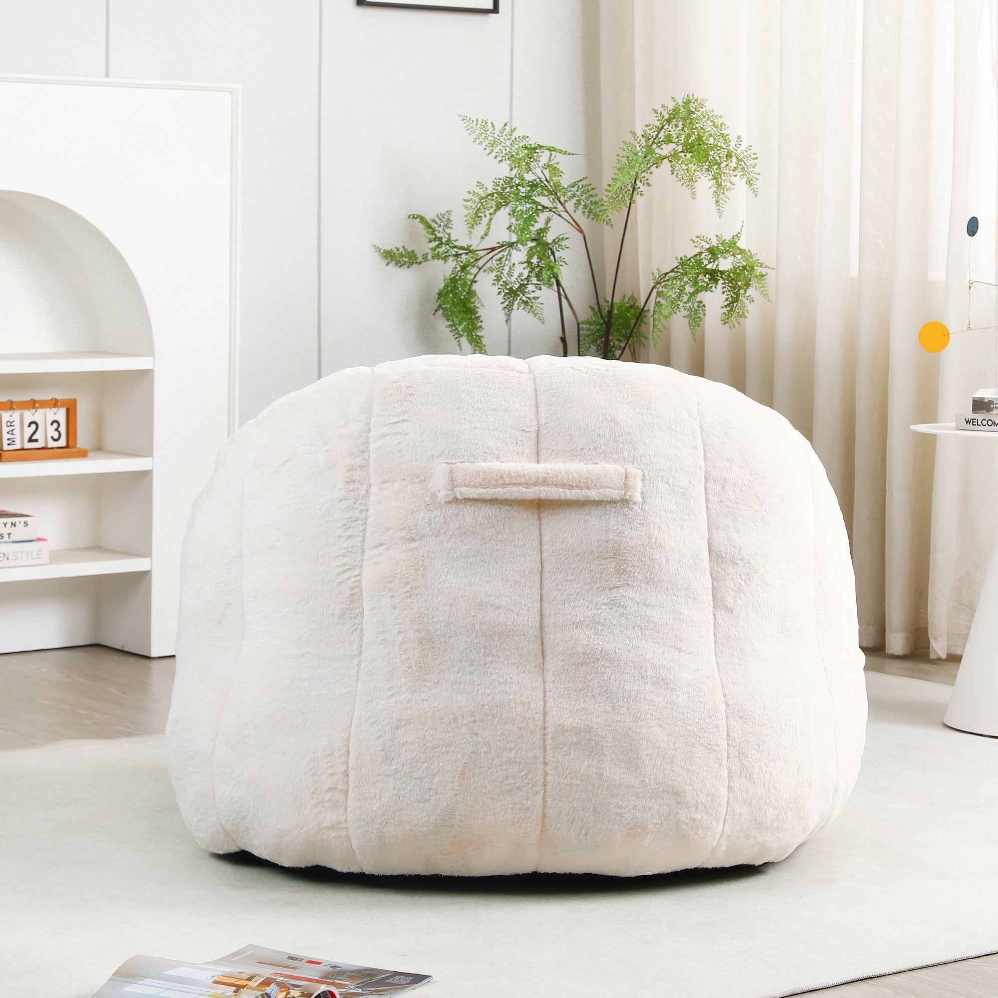 Bean Bag Chair with Armrests.