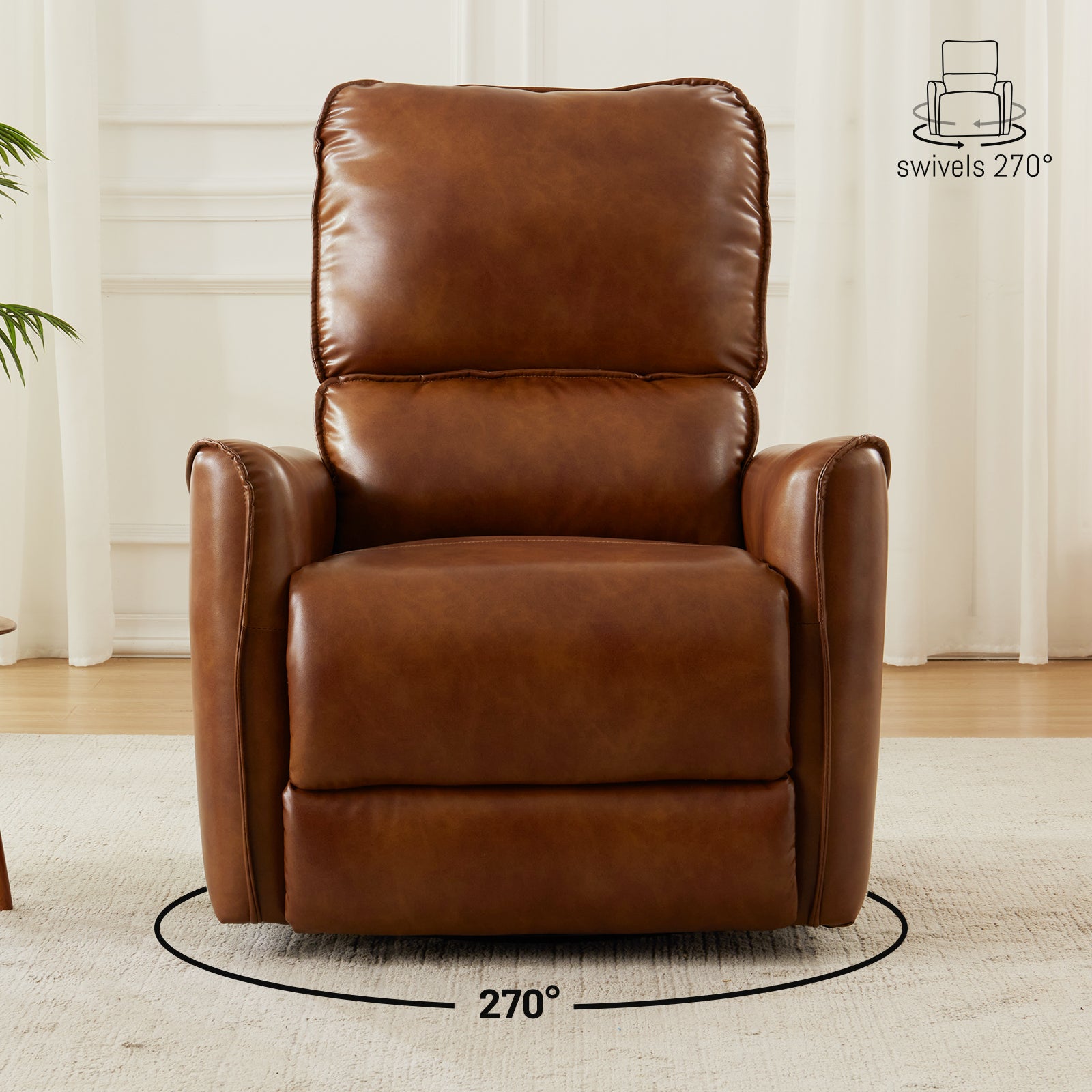 Haven Rocking Chair – Power Recliner with 22.4" Wide Seat & 350 Lbs Capacity