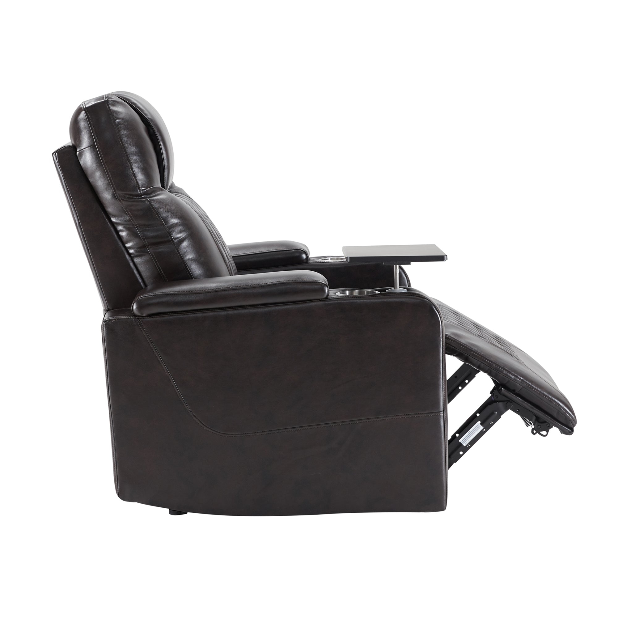 Power Motion Recliner with USB Charging Port and Hidden Arm Storage