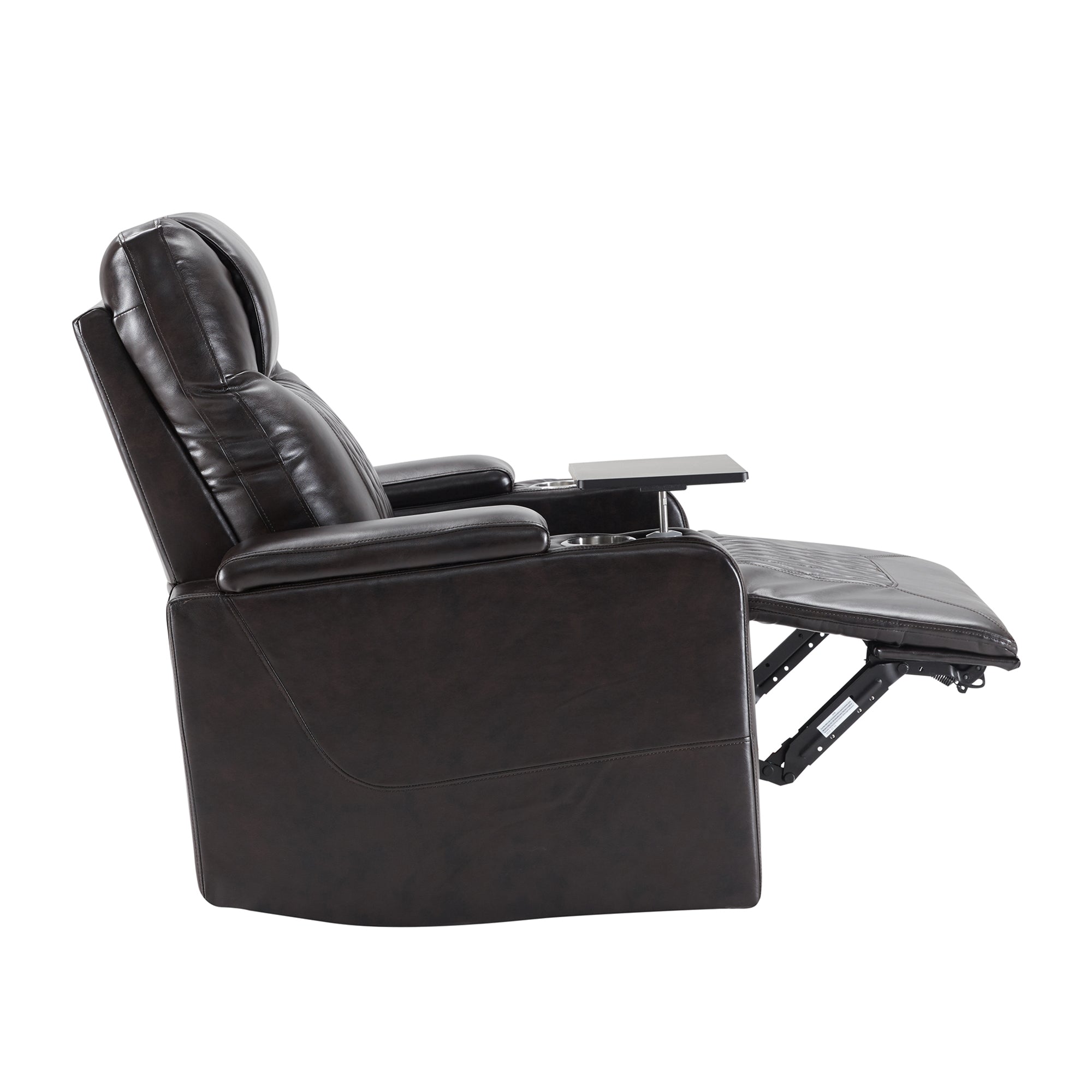 Power Motion Recliner with USB Charging Port and Hidden Arm Storage
